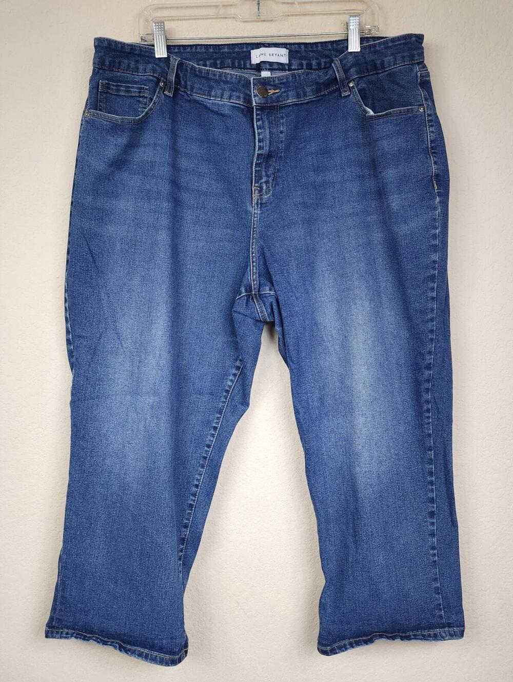 Lane Bryant Women's Blue Denim Jeans Size 20